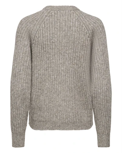 Only - ONLKalibu Strik Cardigan - Silver Mink